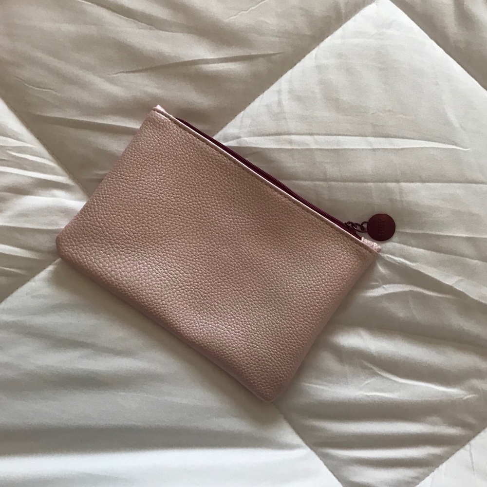 Pink make up bag